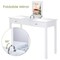 Costway Vanity Table Dressing Table Flip Top Desk Furniture White
